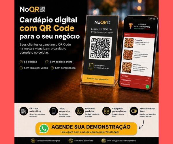 Cardápio Digital em Serranos: QR Code Sem Taxa por Pedido